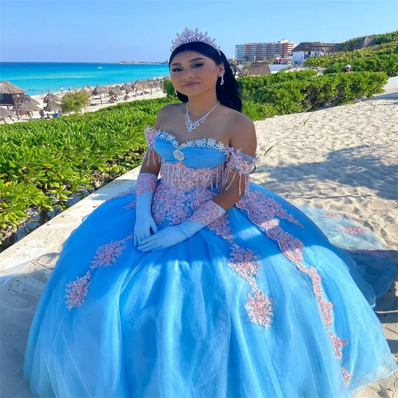 sachin and babi light blue dress Formal Dresses for Juniors