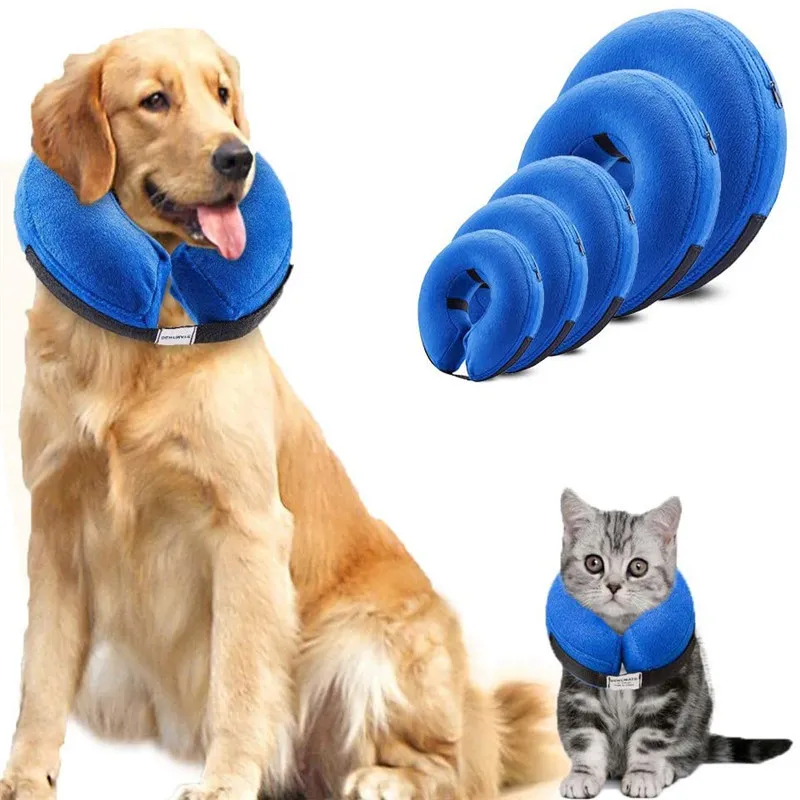 Save Big on Bulk Elizabethan Collar Soft Dog Cone Collar Inflatable Pet  Cone Collar For Small Large Dogs Cats E Collar For Dogs Surgery Recovery 