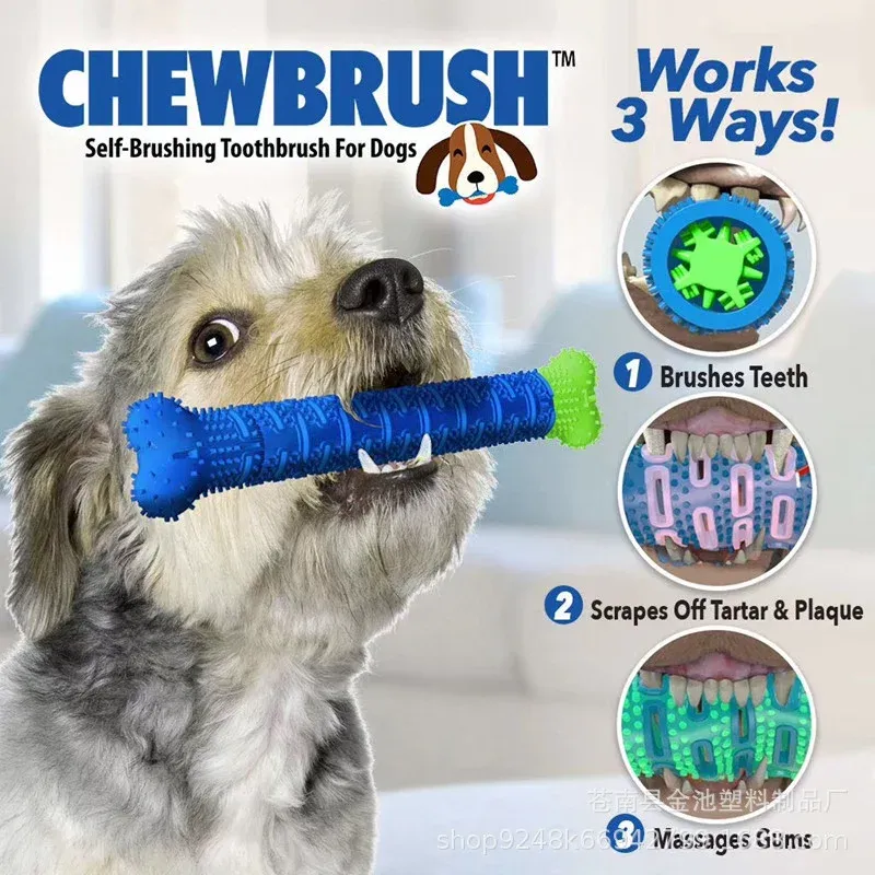 Dog Chew Toy Get Chew Brush Bristly Brushing Stick Small Dog DIY