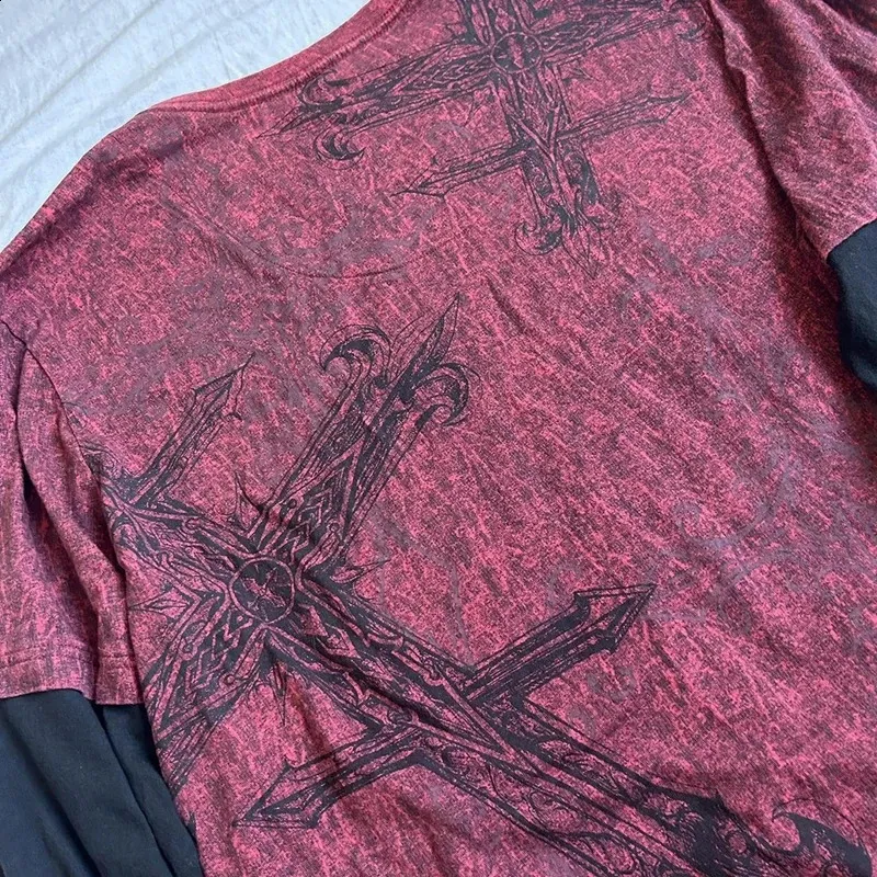 Wholesale Goth Tops, Y2K Grunge Long Sleeve Tee 2000s Hip