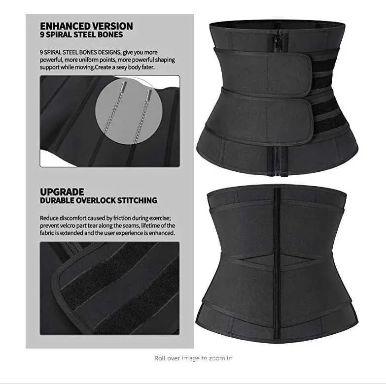 Women's Sauna Belt & Tummy Control Shaper - Fat Burner Girdle For Slimming & Waist Tucking