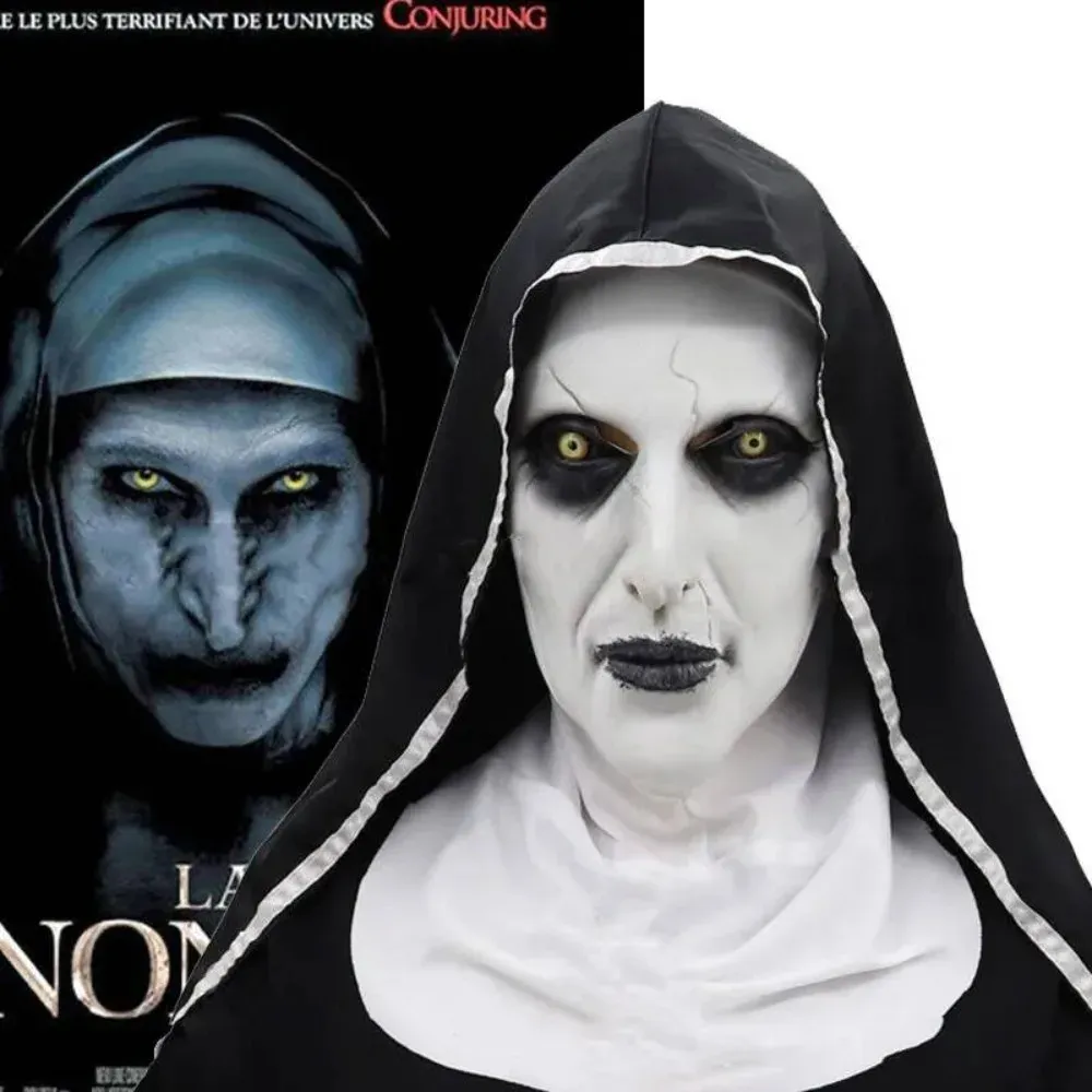 Masque De Nonne Horreur Réaliste : Costume D'Halloween En