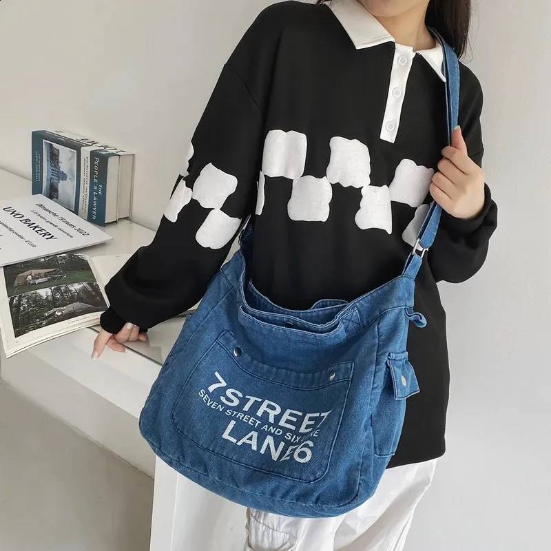 DHgate.com:Denim Messenger Bag: Eco-friendly Canvas Tote for DHgate.com:Denim Messenger Bag: Eco-friendly Canvas Tote for