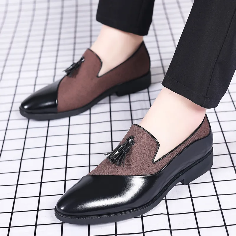 Fashion Designer Mens Dress Shoes Slip-On Oxfords with PU Upper and Rubber  Outsole for Business and Wedding from Dhgate Dress Shoes - price 26.13