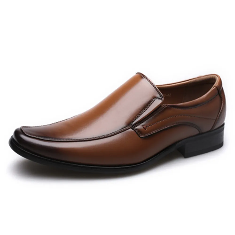 Elegant Black Leather Oxford Dress Shoes for Men and Women