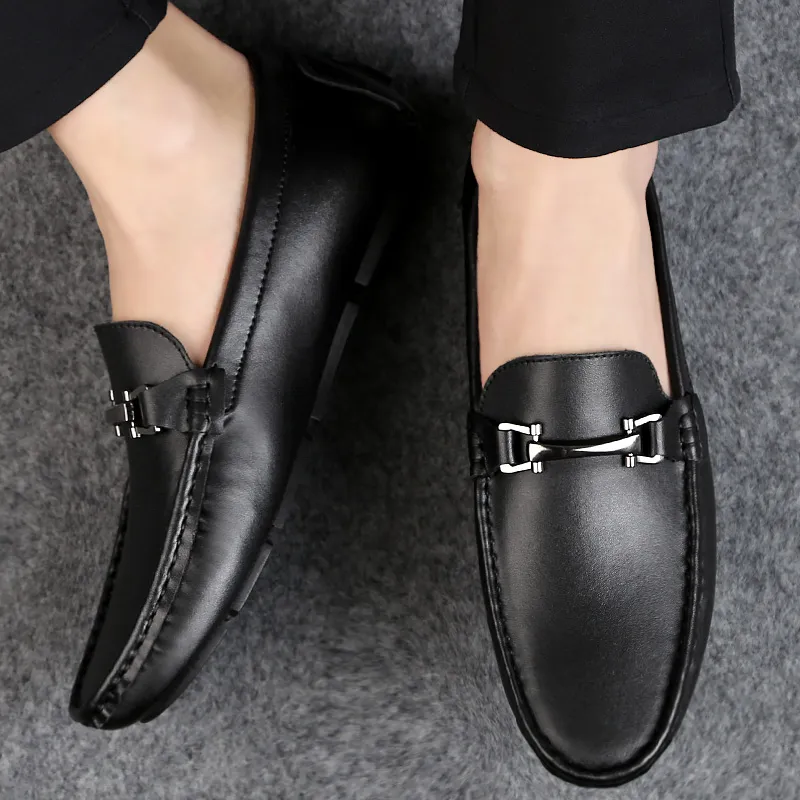 Suitsupply Black Penny Loafer Loafers Black Slip On Boat Shoes