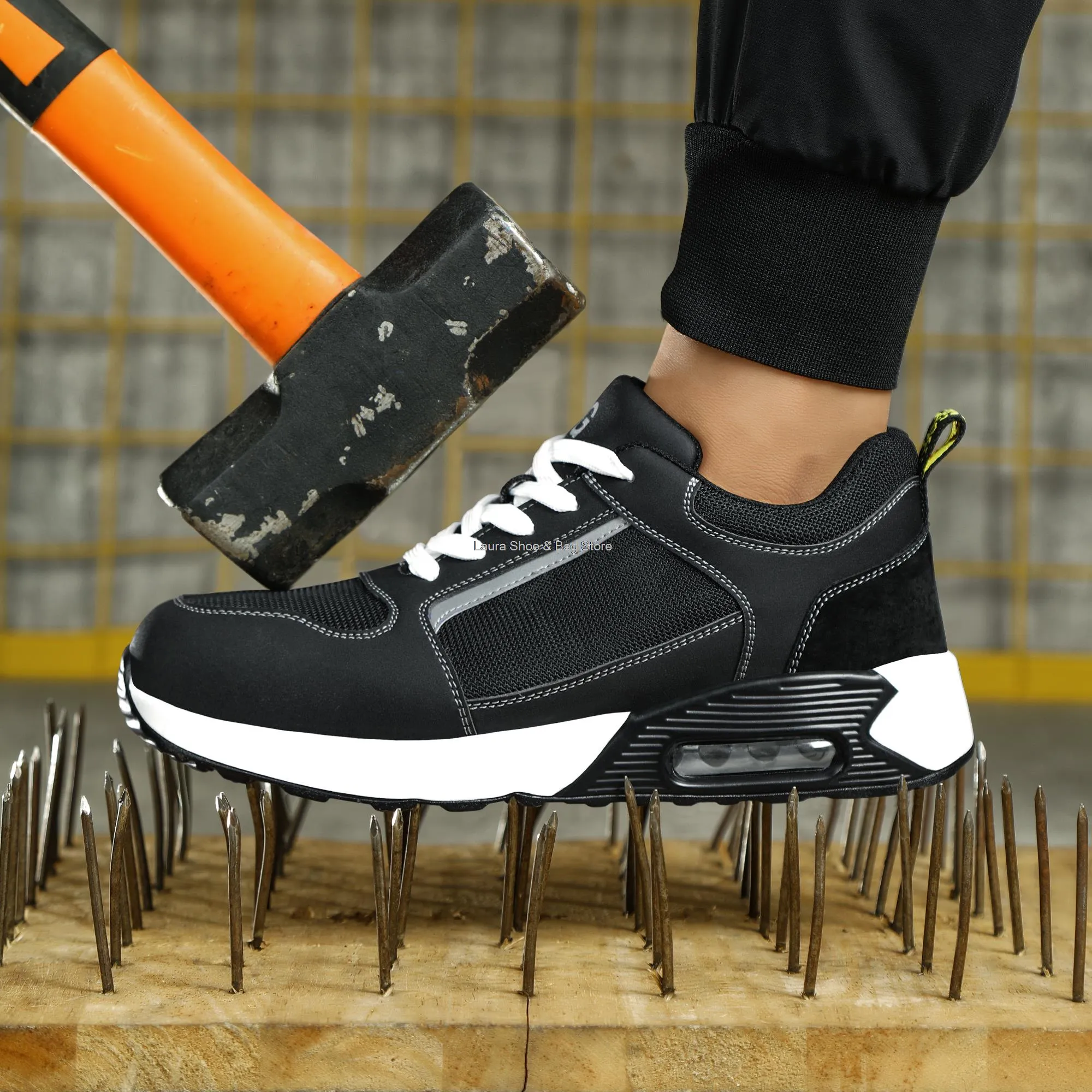 Air cushioned safety boots deals