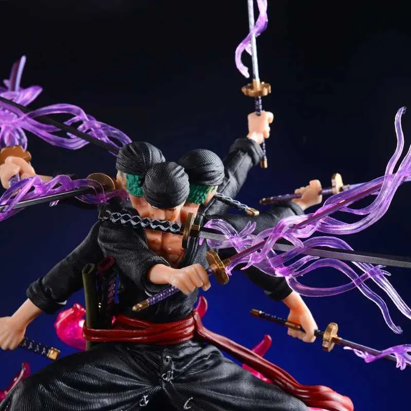 アニメワンピースRORONOA ZOROアクションフィギュア：マルチ