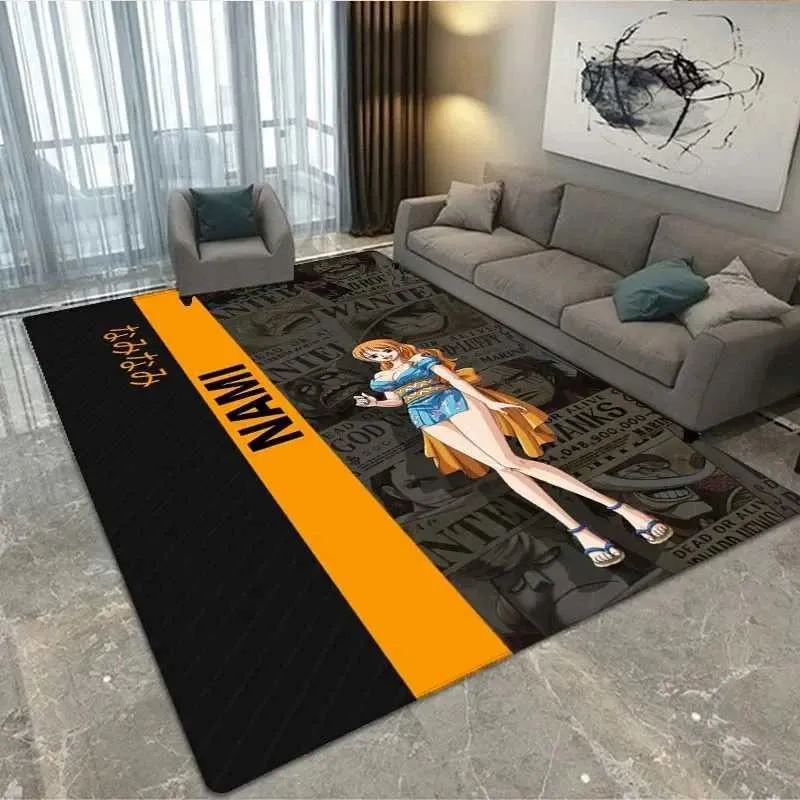 Stylish 3D Print One Piece Anime Rug Living Room And Bedroom Decor