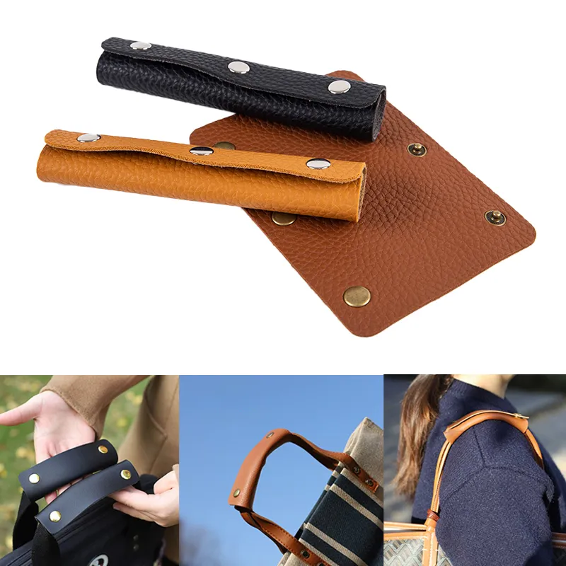 Luggage Bag Handle Wrap Leather Protective Cover Bag Accessories