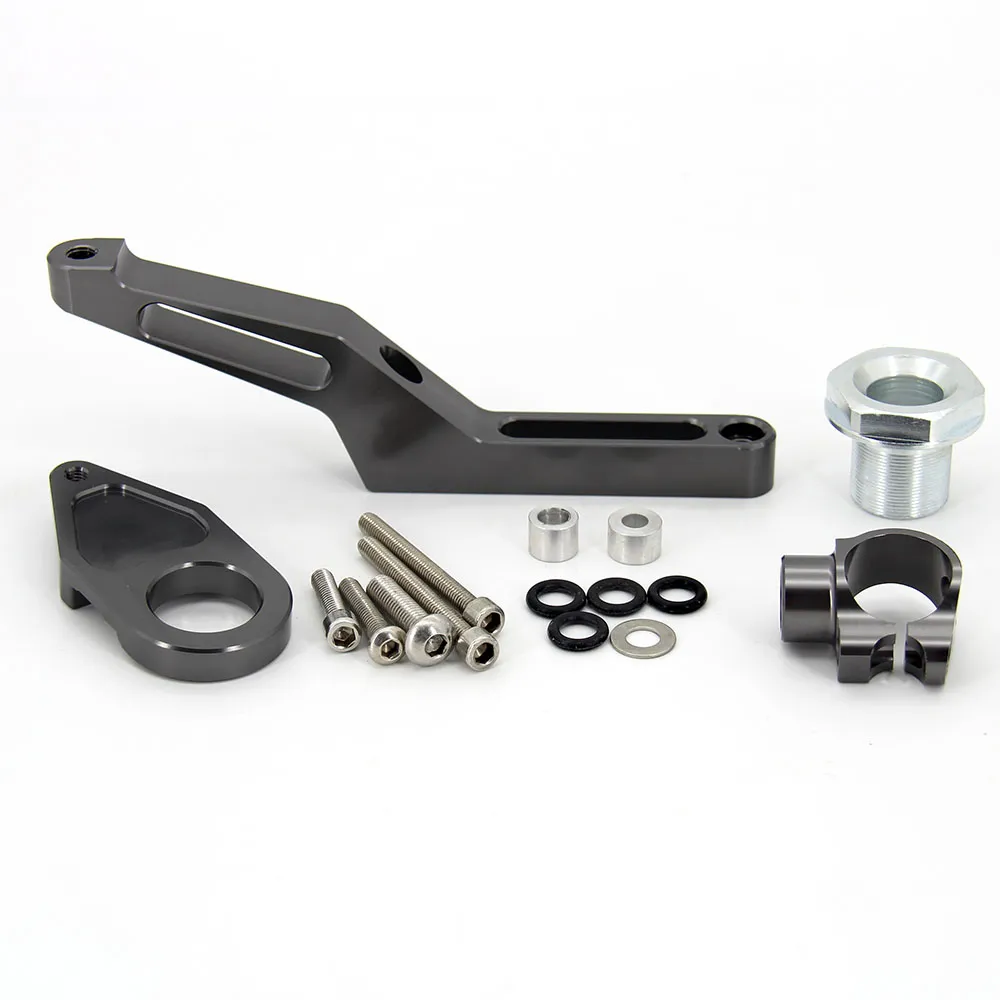 CNC Steering Damper Mounting Kit for Ninja ZX-6R 2009-2019