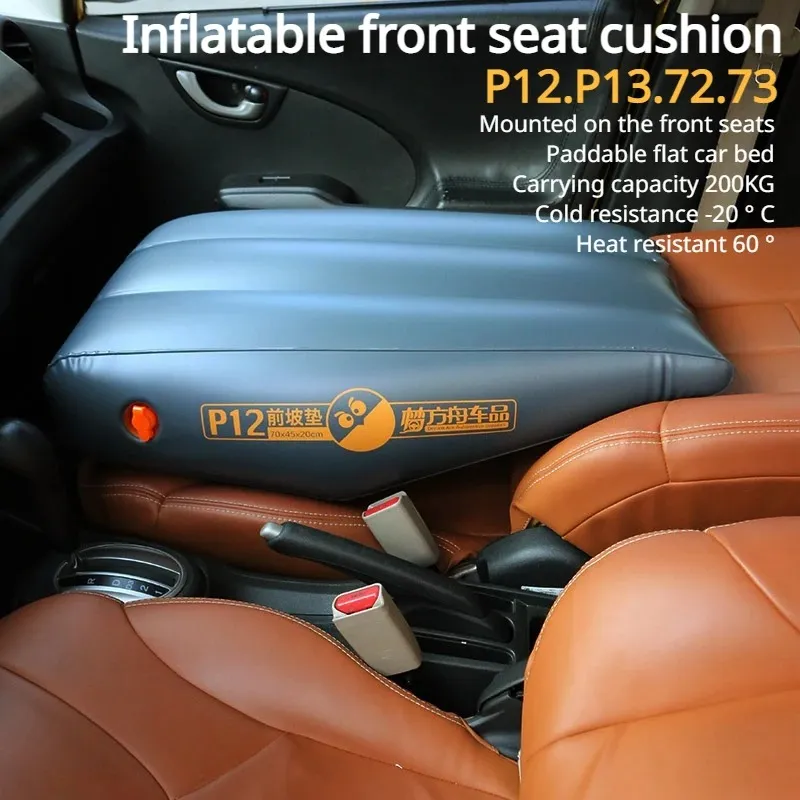 Inflatable Car Mattress Car Bed for Travel Portable Airbed for