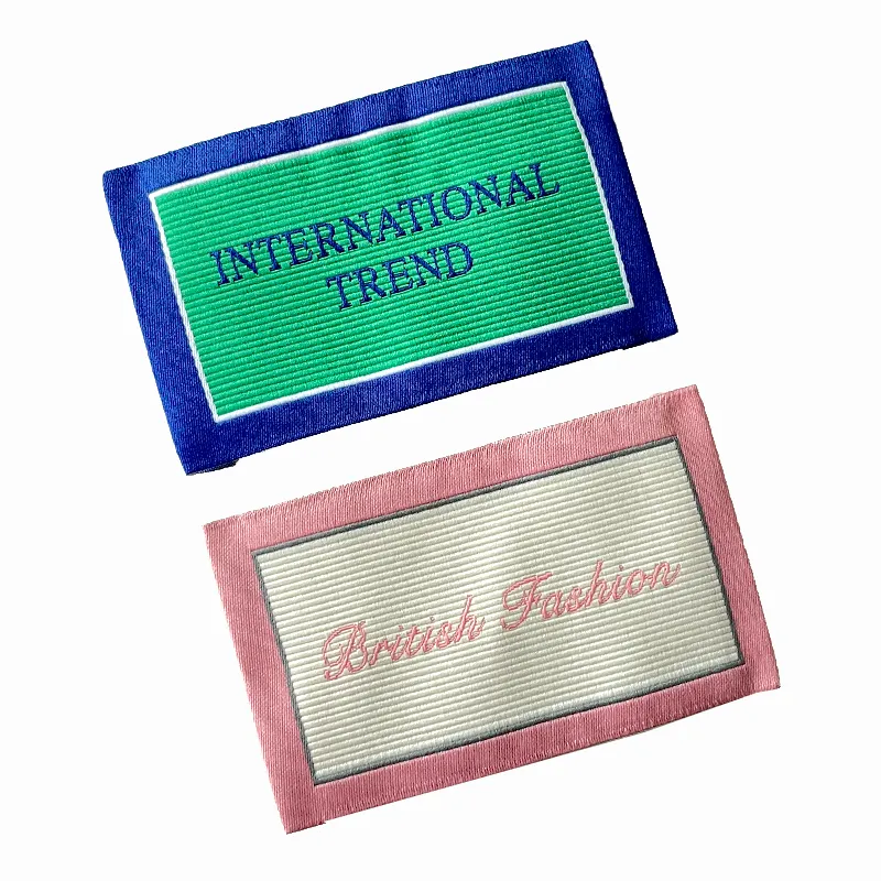 Custom Embroidered Woven Fabric Labels 2cm X 5cm –... From Dh2958055 ...