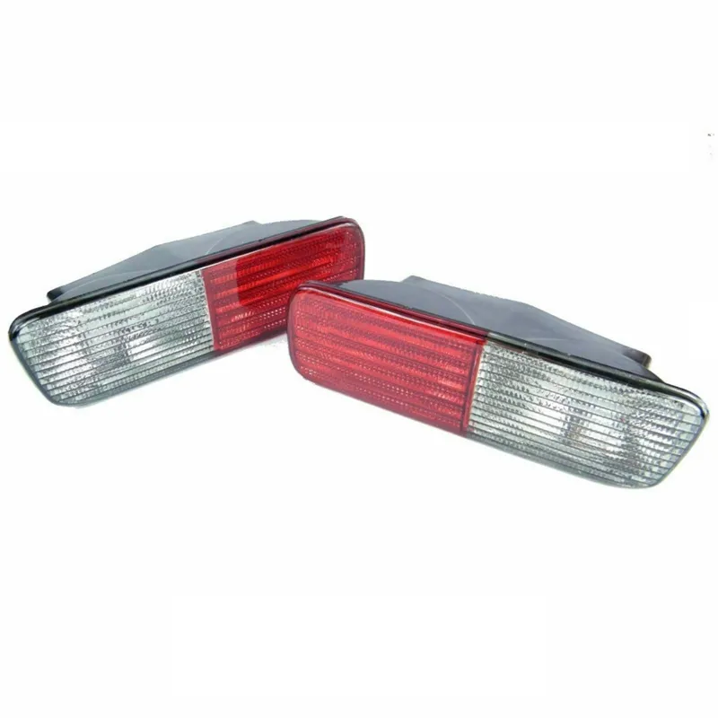 1Pair Rear Bumper Reflector Light Fog Lamp Tail Light For Volvo XC90