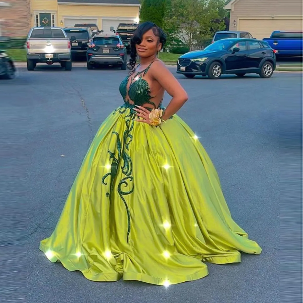 green emerald velvet dress Yellow Prom Dresses,Prom Dress with Pockets,Prom Dress with Train,Modern Prom Dress,PD00214, US16 / Burgundy main image 1