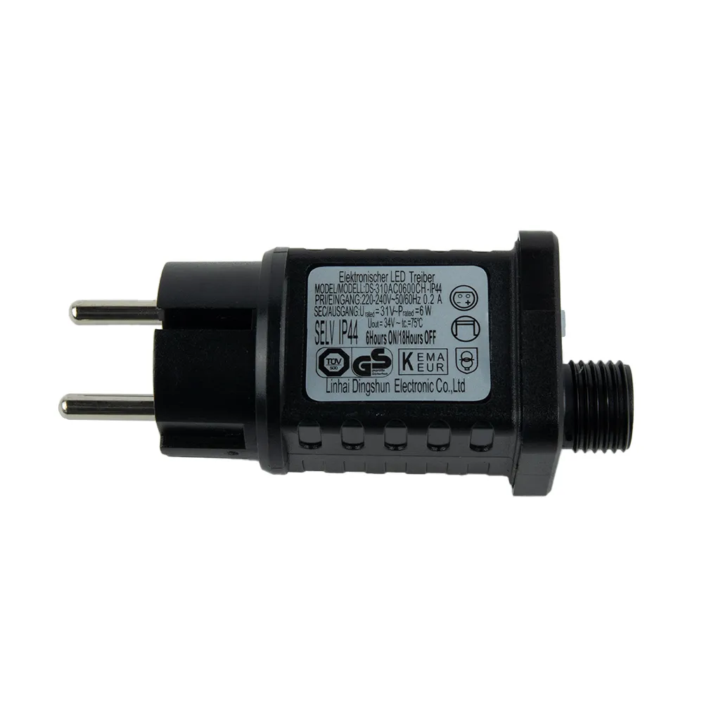 3 stuks 31V 6W LED-voeding, IP44 LED-transformator, 8 lichtmodi, LED-driver, laagspanning, voeding, adapter, transformator, stekker voor kerstlicht, verlichting, lichtketting, timer, geheugenfunctie 3 stuks 31V 6W LED-voeding, IP44 LED-transformator, 8 lichtmodi, LED-driver, laagspanning, voeding, adapter, transformator, stekker voor kerstlicht, verlichting, lichtketting, timer, geheugenfunctie