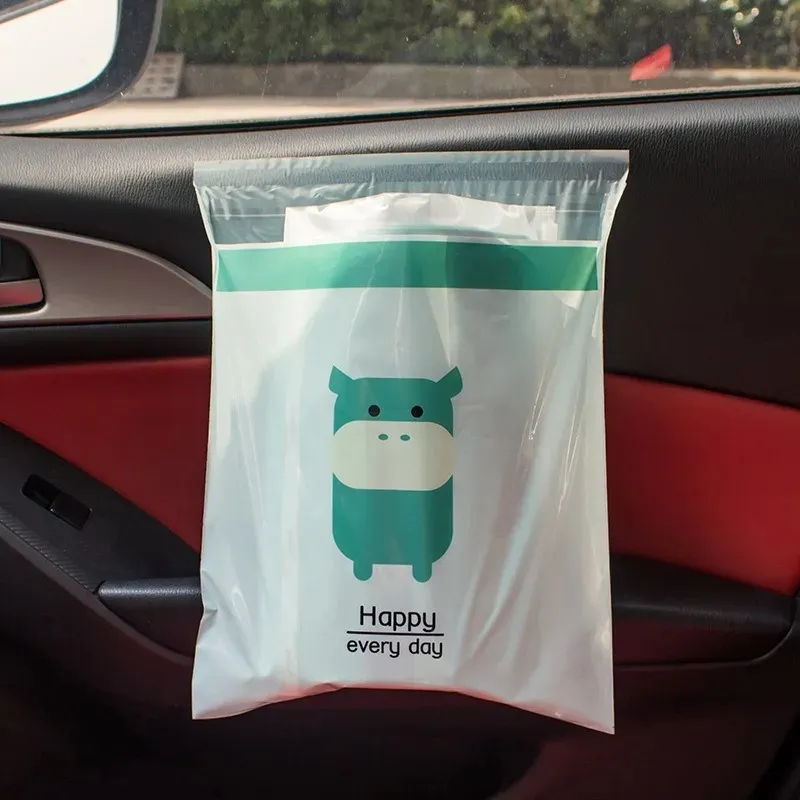 2024 15 pcs saco de lixo de carro lixo descartavel a prova dwaterproof agua carro lata de lixo saco vara para qualquer lugar dentro de seus sacos de