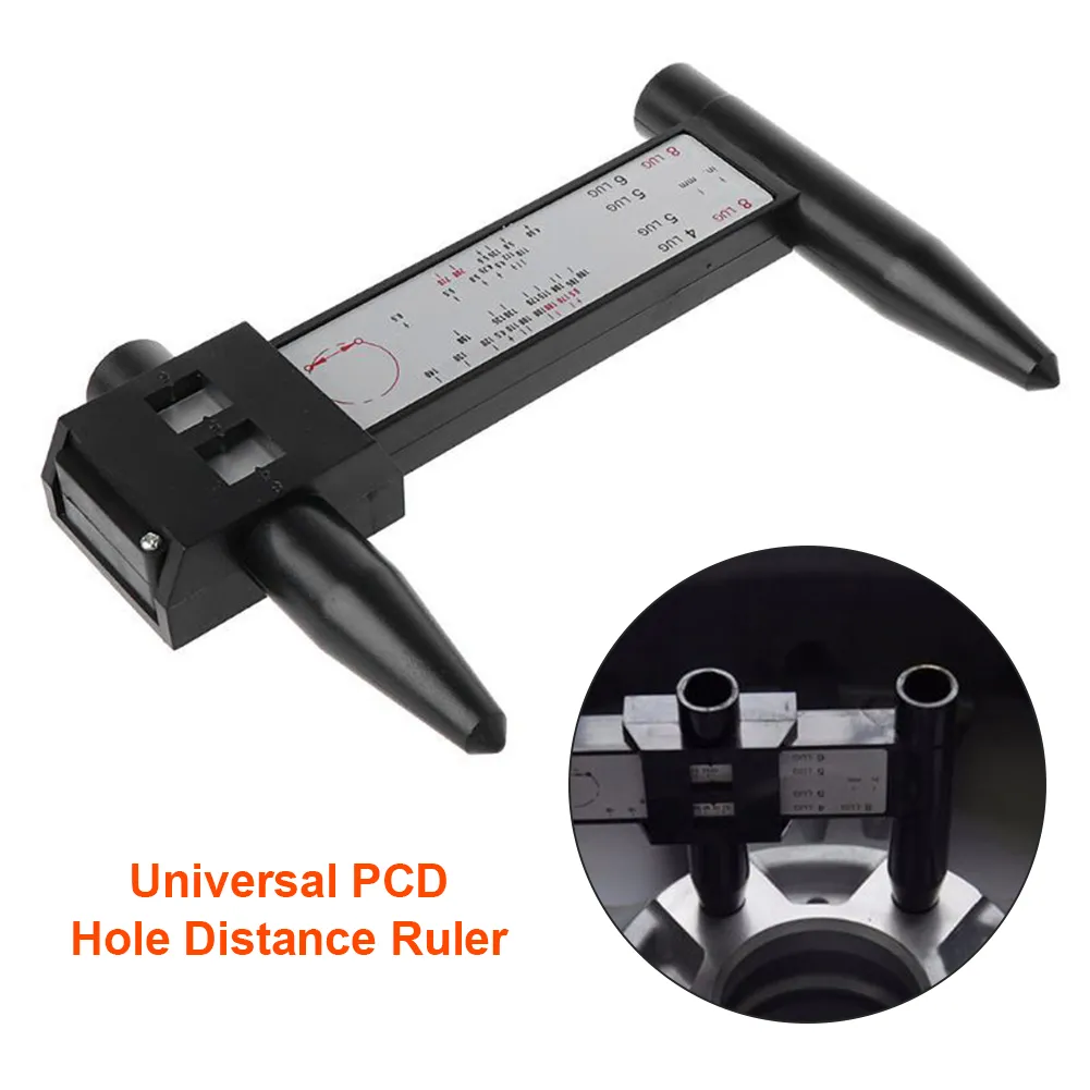 Universal PCD Measuring Sliding Pitch Ruler: Accurate Wheel Circle Tyre ...