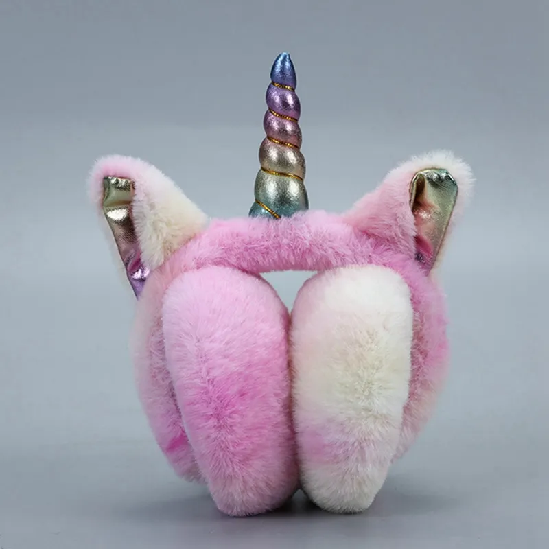 Fluffy unicorn headphones hotsell