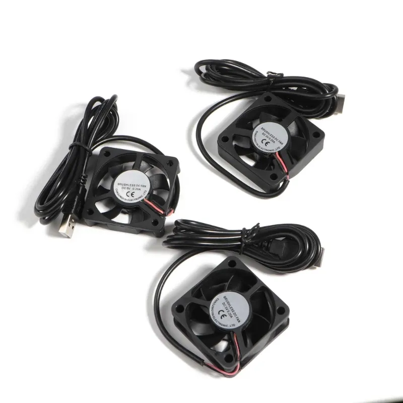 USB Fans CPU Cooling Radiator 5V 2Pin USB Fans for Computer Case-Server Radiator 50x50mm Quiet 4500-5500RPM