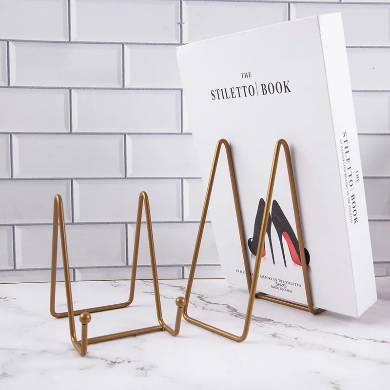 6 Inch Metal Plate Stands For Display - Tabletop Picture Stand