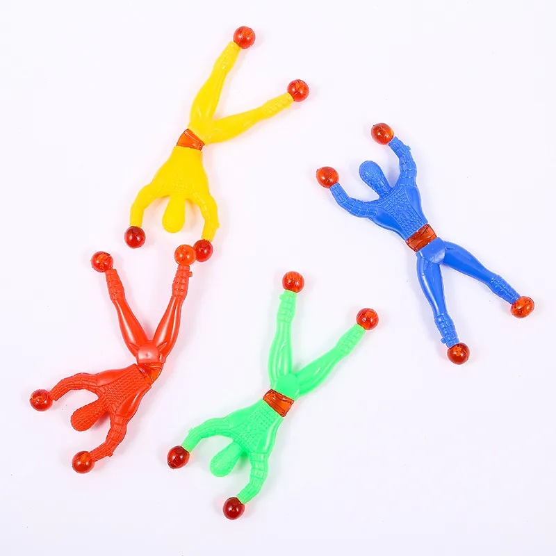 Squishy Sticky Toys: Climbing Men Figures With Sticky Hands & Feet