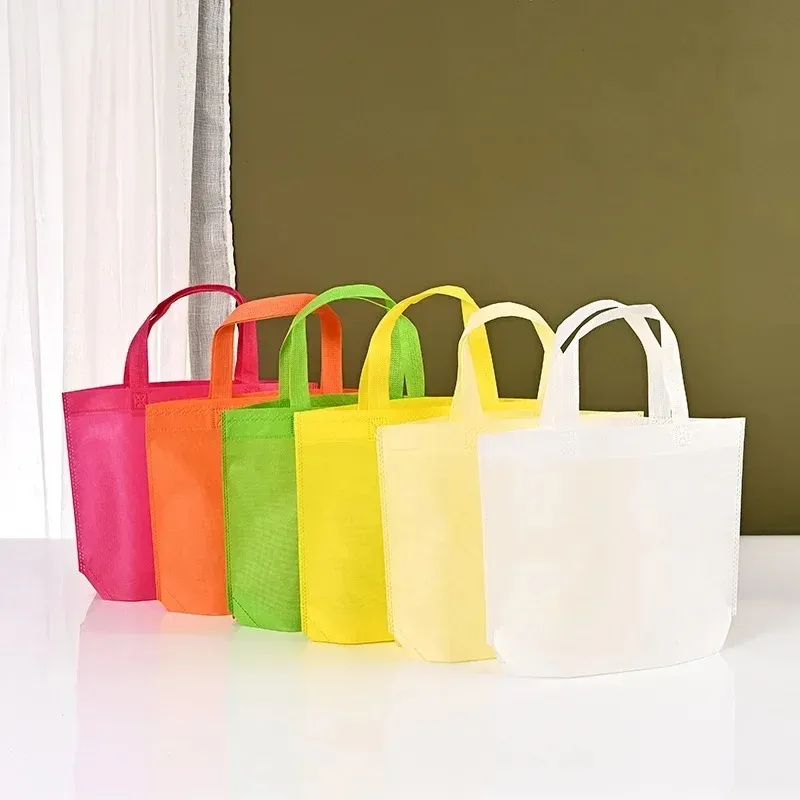Foldable Reusable Shopping Bag Extra Large Tote Grocery Bag Eco Friendly Non Woven Fabric Travel Storage Handbag for Women