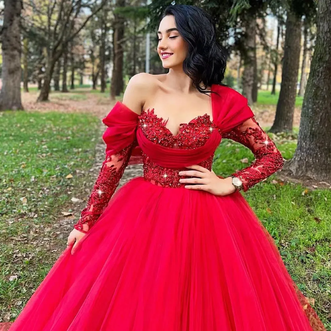 women's red prom dress Wedtrend Women Beaded with Slit Ruched Strapless Mermaid Corset Long Formal Dress, Red / US8 Perfect for any formal event Primavera Couture 3792 Red Prom