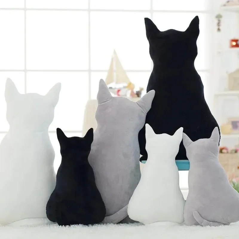 Cat silhouette pillow clearance