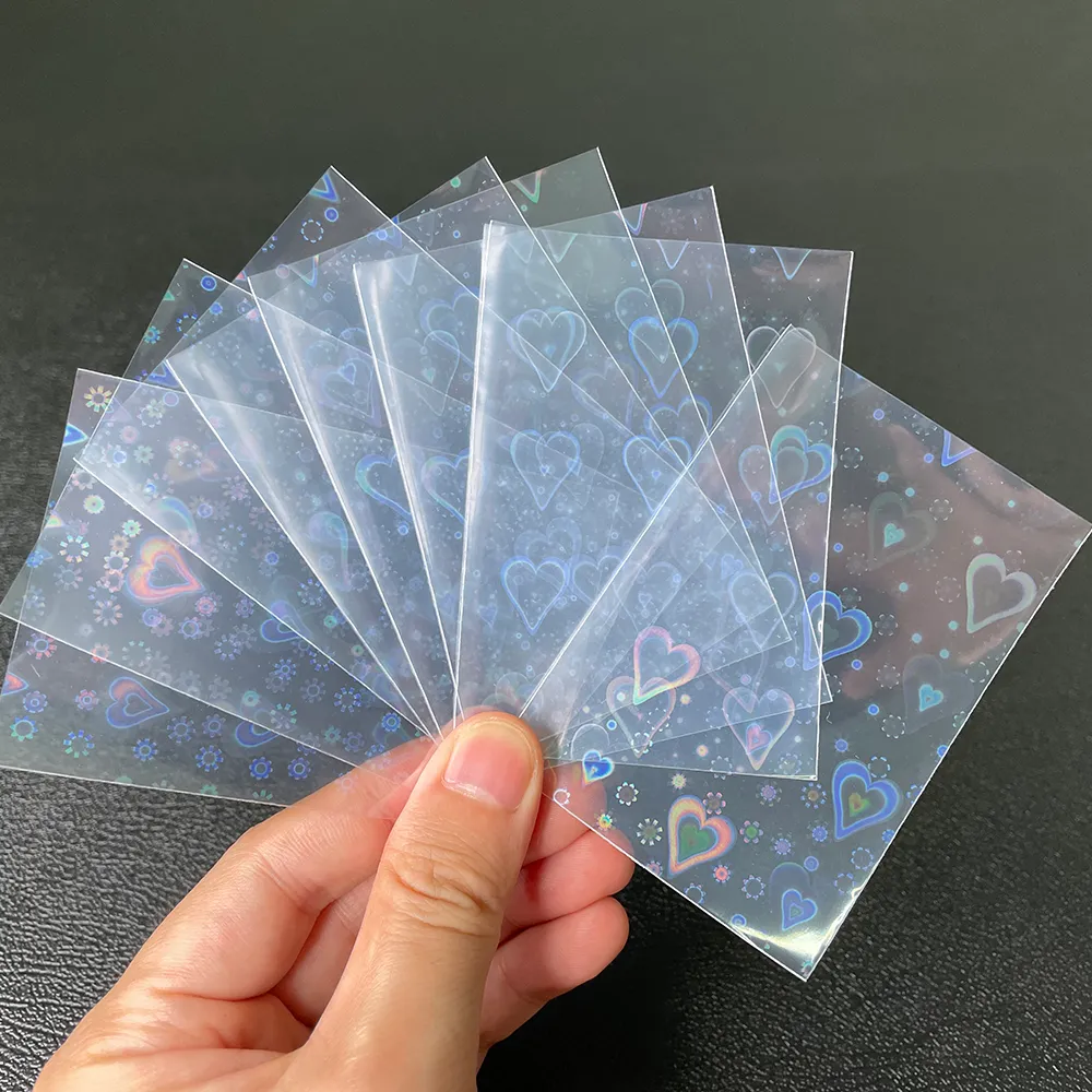 foil card sleeves Yamato Tarot Art Style One Piece Holographic  Kado Supplies or Fracture Standard Size (64 x 89 mm) Glossy finish Acid Custom Sleeves - Brushed -
