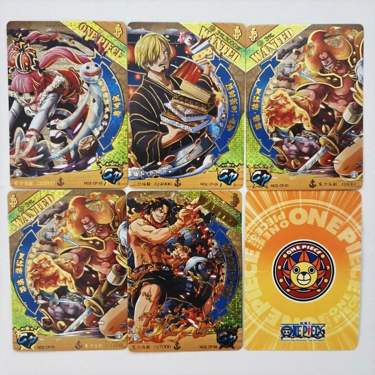 Japanese Anime One Piece Character Cards: Luffy, Zoro, Nami