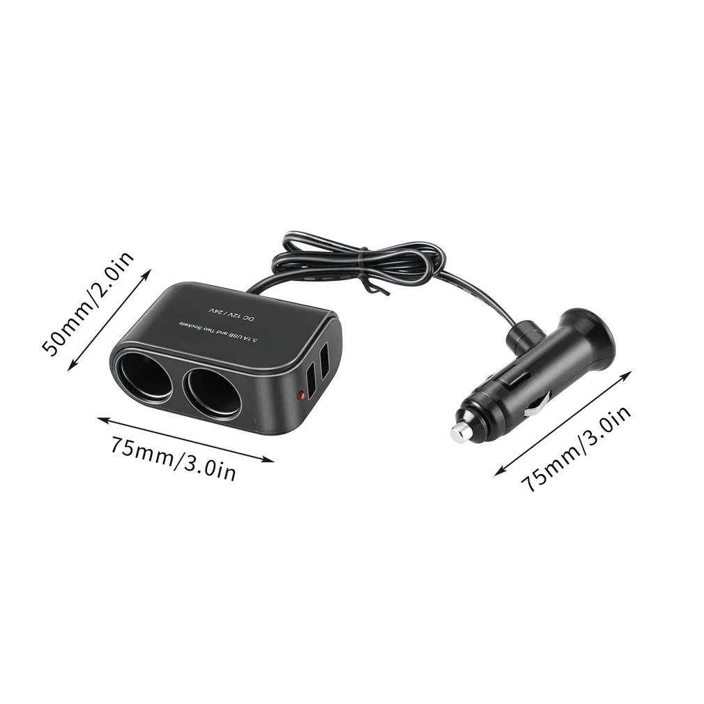 2 way cigarette lighter adapter 2 Way Car Cigarette Lighter +LED Light Switch Auto... From Ddmyjan, $28.93