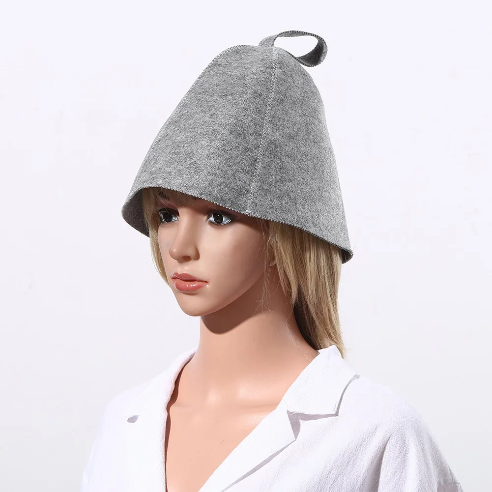 Sauna Hat, Thick Wool Felt Shower Cap, Hair Turban, Quick Drying Towel, Bathroom Accessory Sauna Hat, Thick Wool Felt Shower Cap, Hair Turban, Quick Drying Towel, Bathroom Accessory