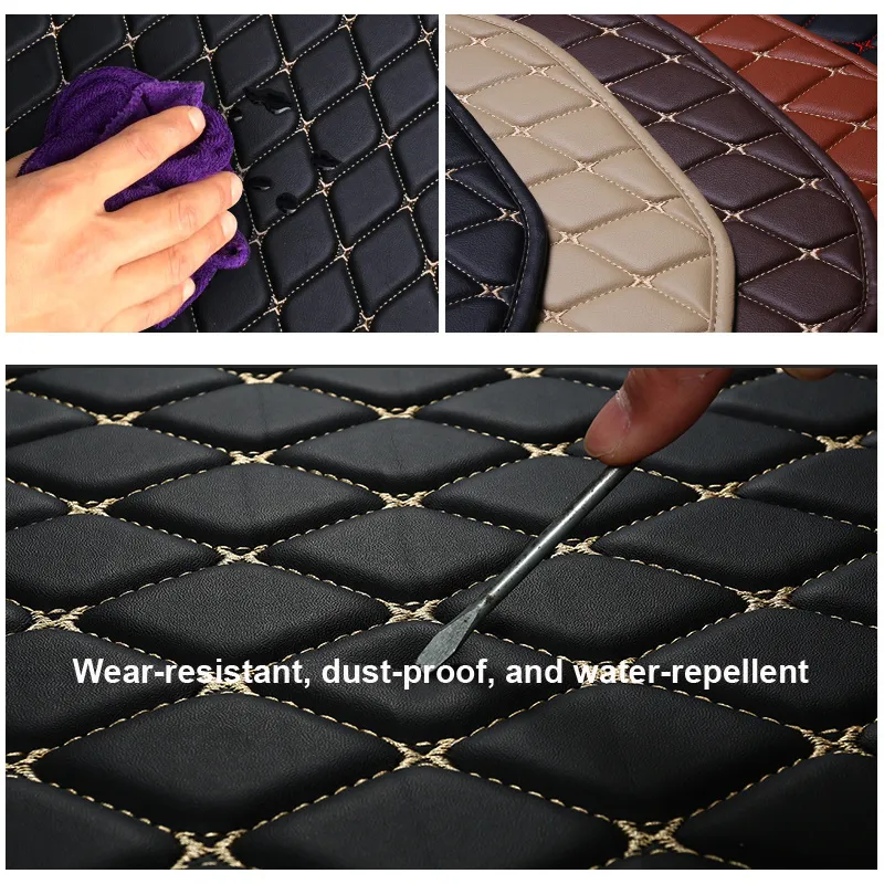 Durable Vehicle Cargo Protector Custom Fit Trunk Mat For 5/7 Seater ...