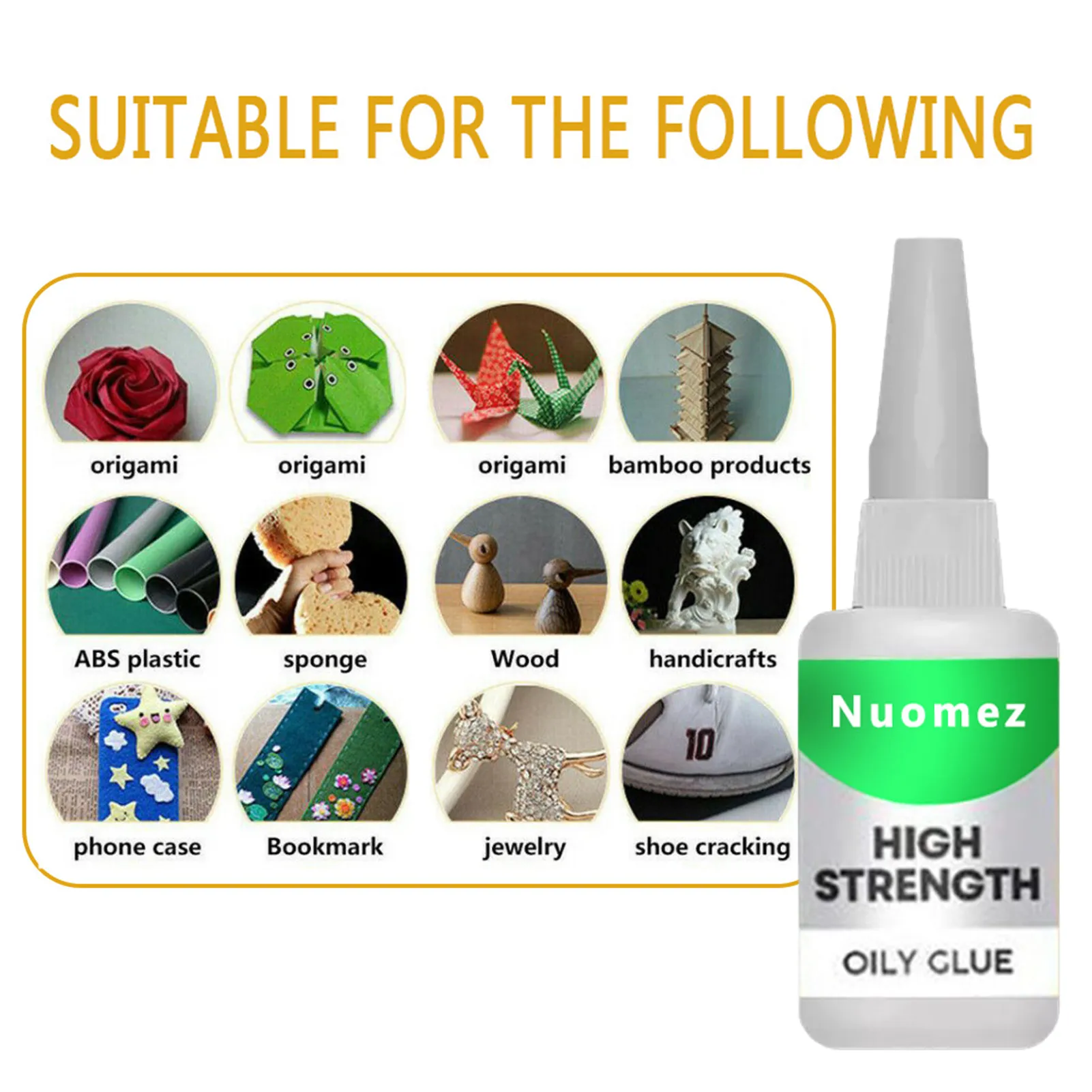 2Pcs*50gWelding High-Strength Oily Glue,Colle Huileuse Haute Résistance