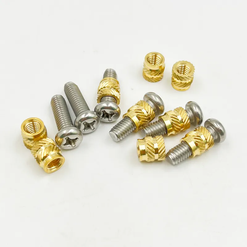 Knurled Brass Nut Inserts M3 Thread Nut Press Fit Nut For Plastic Parts Heat Insert Or Ultrasound In 3D Printer Parts