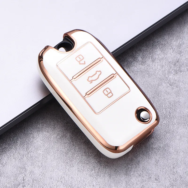 2 Pack TPU Car Key Case Cover for MG3 MG5 MG6 MG7 MG ZS GT GS 350 360 ...
