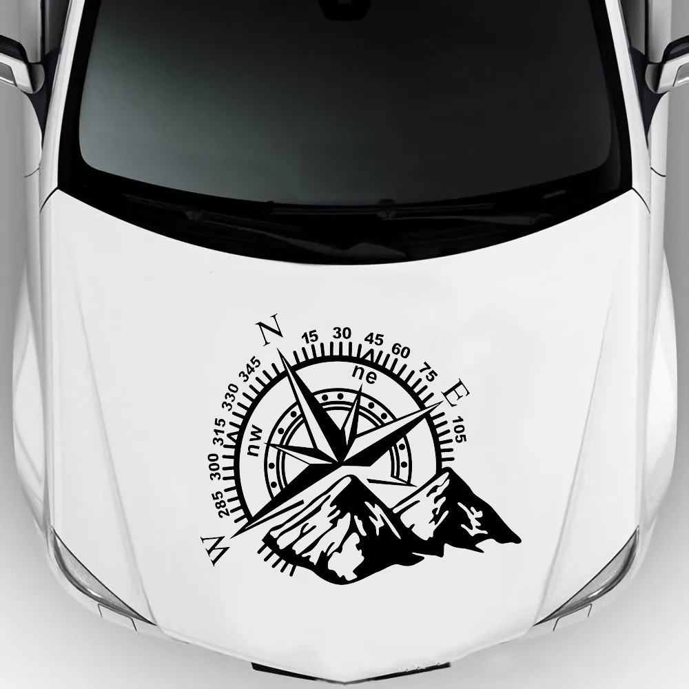 4X4 Off Road Decal Sticker Mountain Compass Car Vinyl Fit For Jeep Ford