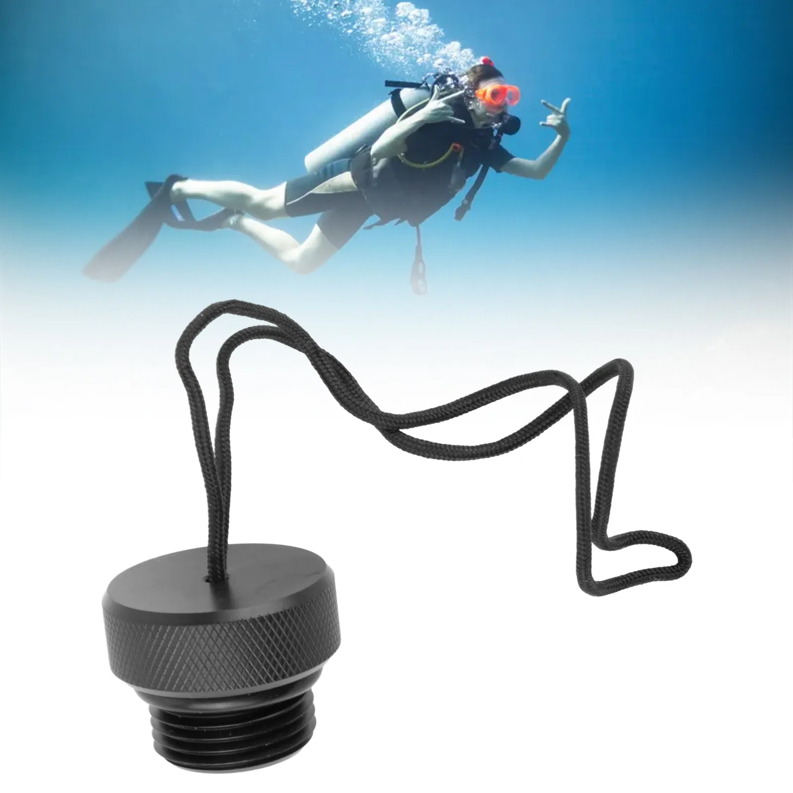 Scuba Diving Dust Cap Dust Plug Durable Lightweight Dive Tank Cover Protection Cover For Din First Stage Regulator Accessory External Thread Red