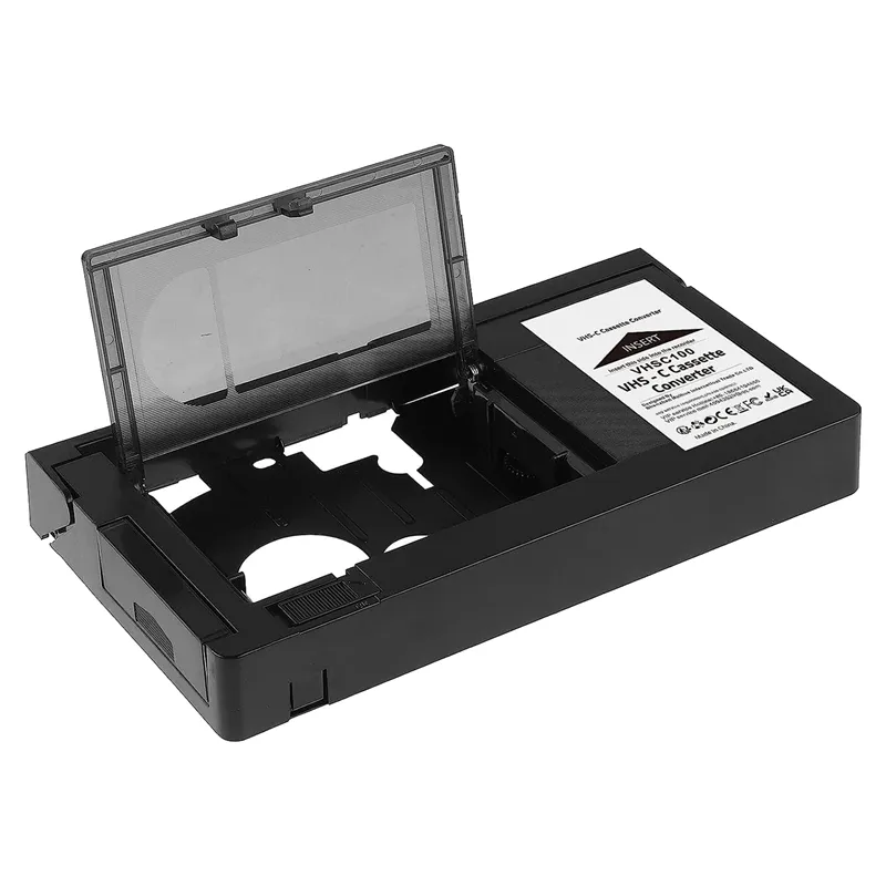 Videocassettespeler, naar VHS-adapter, cassette-adapter voor camcorder