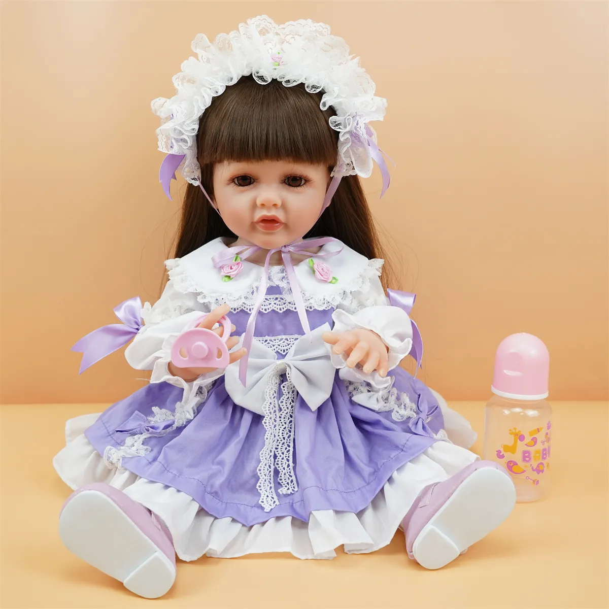 Full Body Silicone Reborn Dolls: 55cm Lifelike Baby Doll With