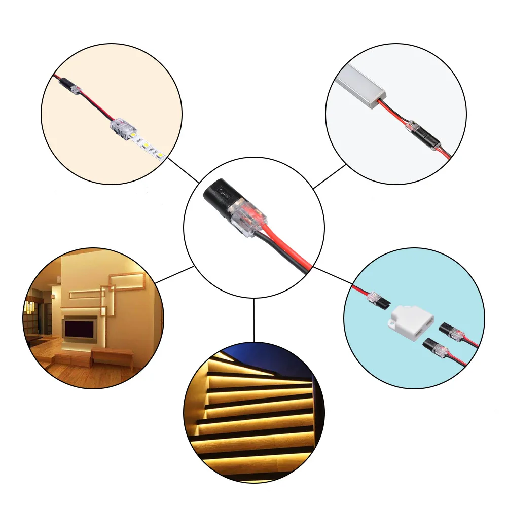 Spring Wire Connector Types 2p Spring Connector Wire With No Welding No... From 18,05 € | DHgate