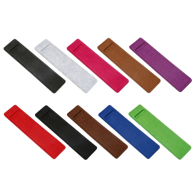 High Quality Small Felt Pen Pouch Holder Single Hole Roller Ballpoint Fountain P