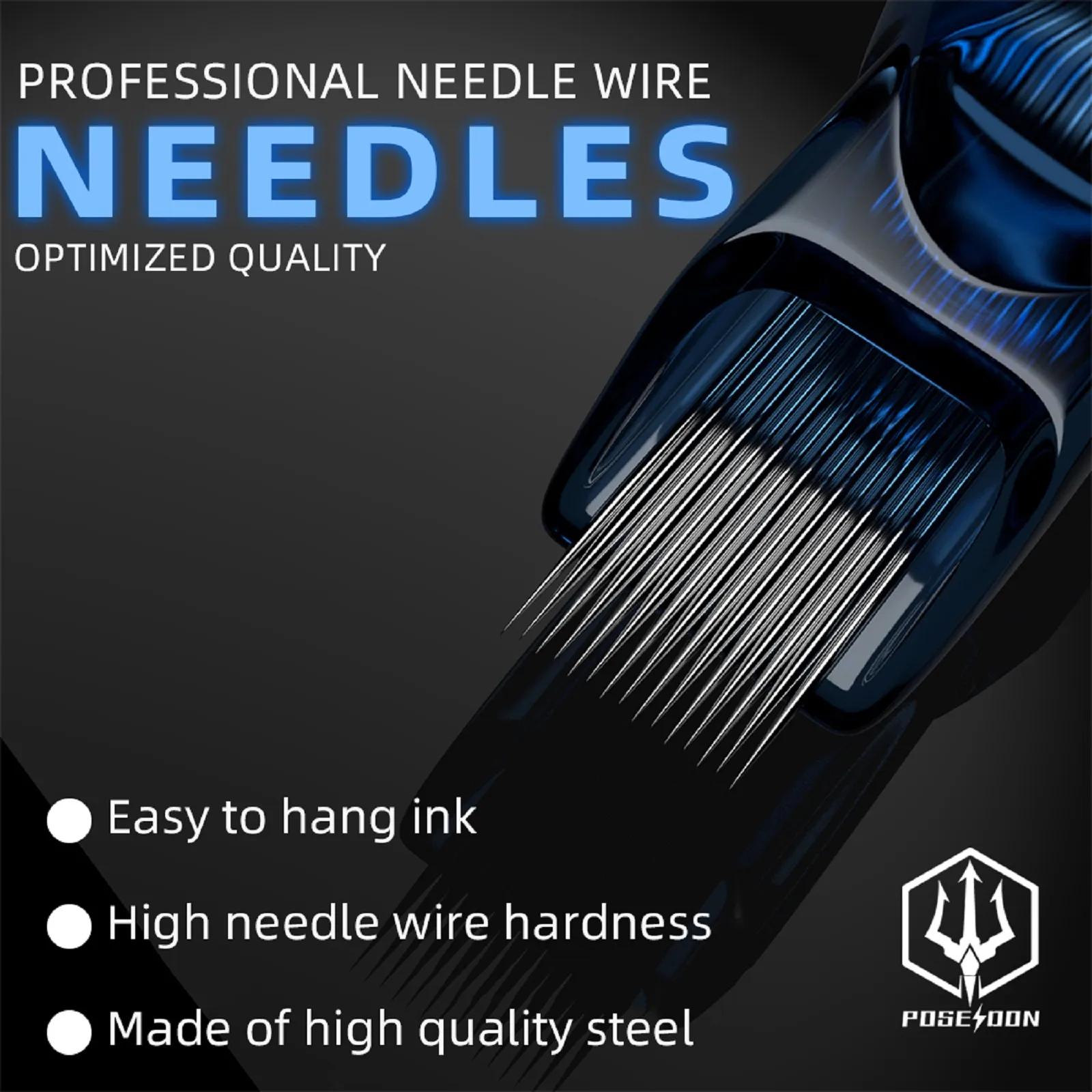 POSEIDON Tattoo Kit Tattoo Machine Kit With Power Supply RCA