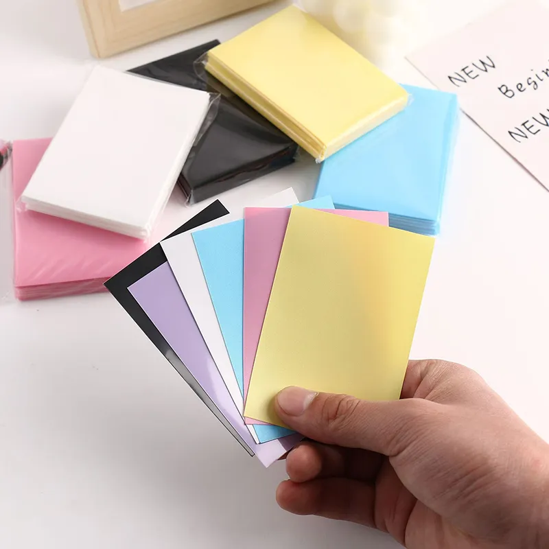 sticky card sleeves Tarot Sized Board Game Sleeves (50ct) for 70mm x 120mm Cards