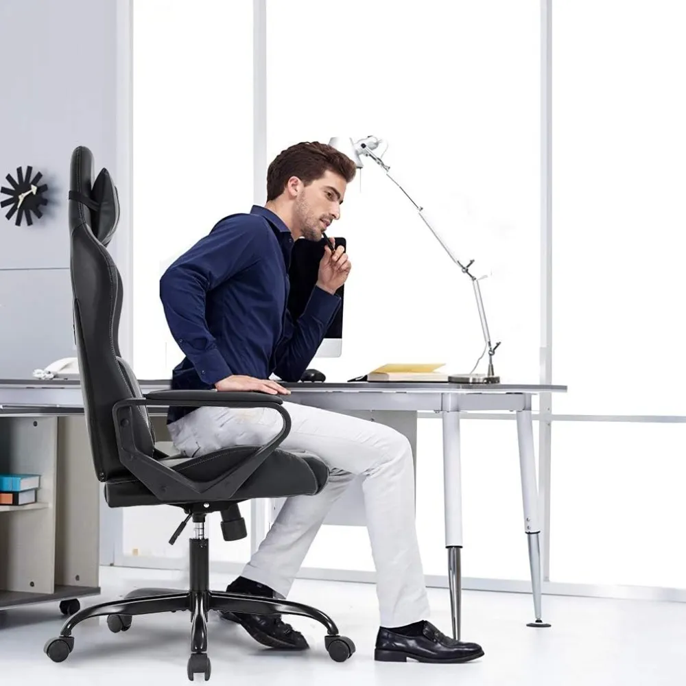 Gaming Desk Chair Combo: Ergonomic Office Chair With Adjustable