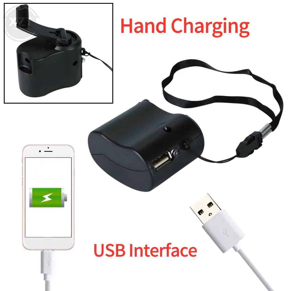 DHgate.com:Hand Crank Charger - Compact Emergency Dynamo USB Mobile Phone  Charger:Home \u0026 Garden