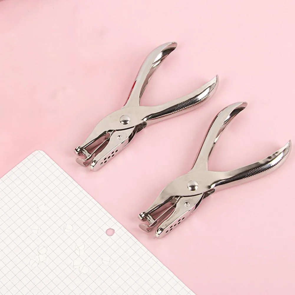 CXRCY Manual Leather Hole Punch Press - 13 Piece Punch Set For Rivets, Snaps & Stitching, With Aluminum Plate