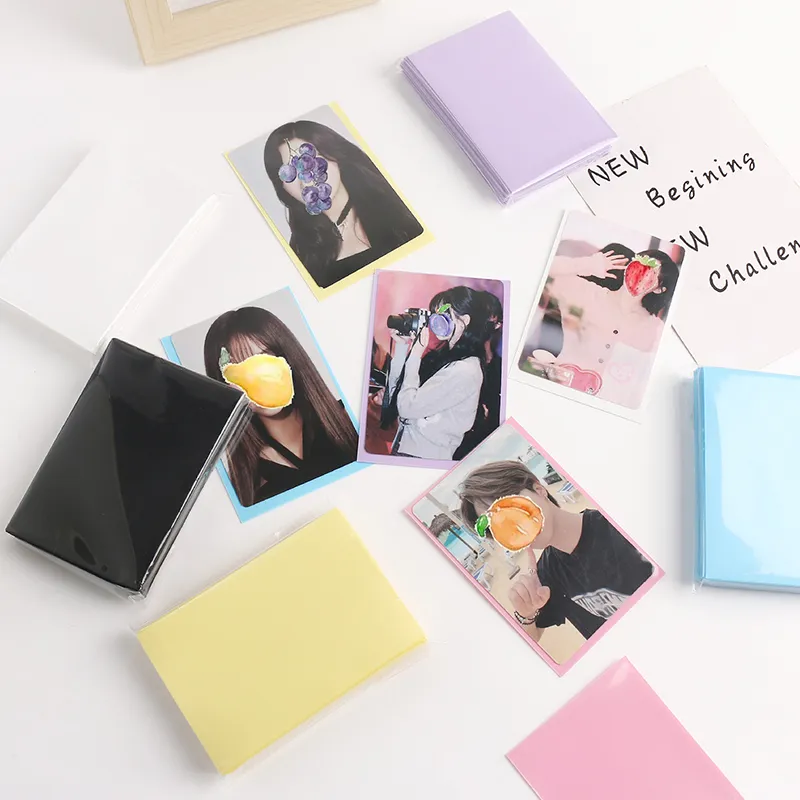 frosted card sleeves Morishita Frosted Matte Solid Color Sleeves main image 1