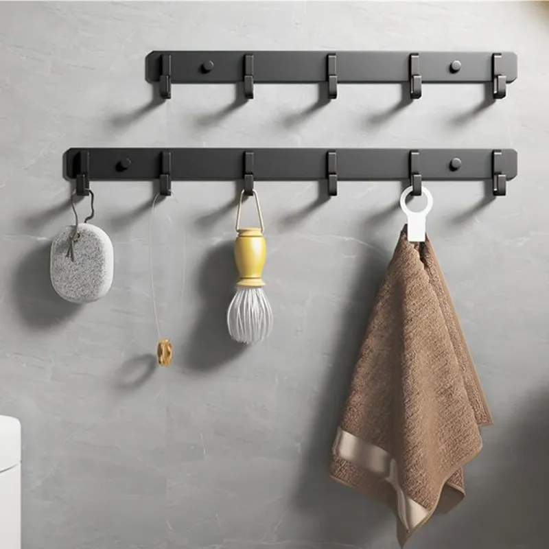 thumbnail image 2 of Francany 5-Pack Towel Hooks - Stainless Steel Wall Mounted Hooks For Bathroom & Kitchen 2 of 13
